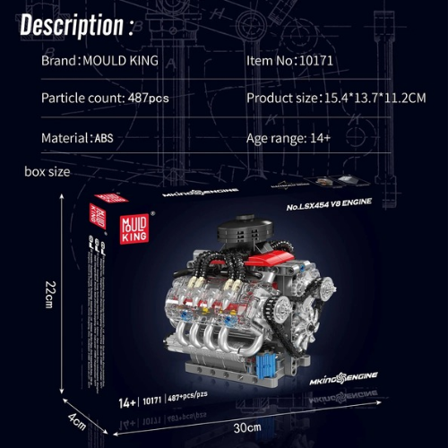 The V8 Creations building blocks