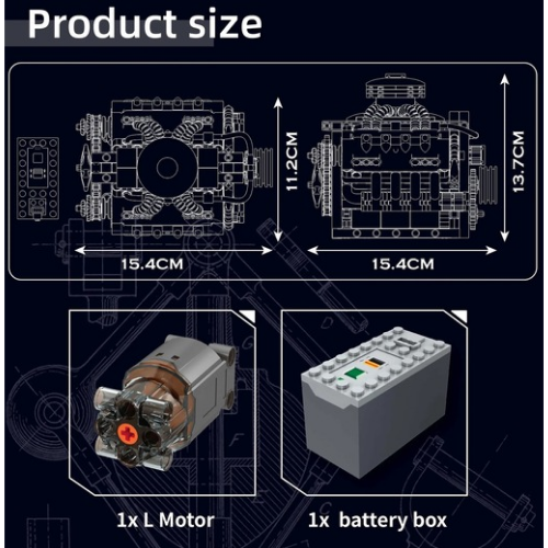 The V8 Creations building blocks